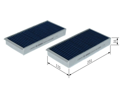 Cabin filter A8644 Bosch, Image 5