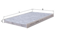 Cabin filter LAK 1574 Mahle