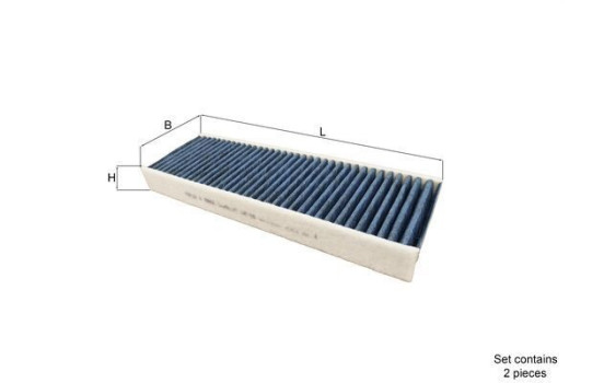 Cabin filter LAO 428/S Mahle