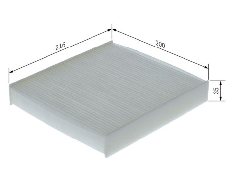 Cabin filter M5156 Bosch, Image 5
