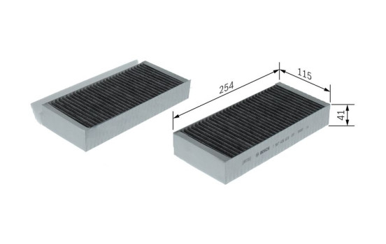 Cabin filter R5618 Bosch, Image 5
