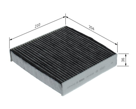 Cabin filter R5626 Bosch, Image 5