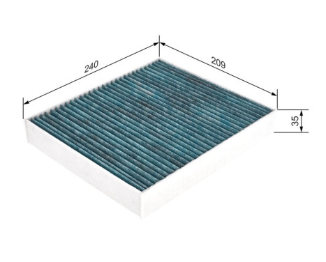 Filter, interior air + A8506 Bosch, Image 6