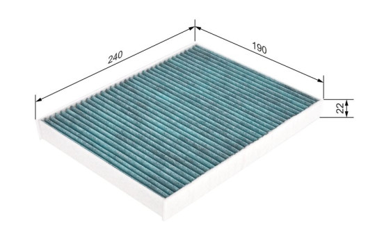 Filter, interior air + A8507 Bosch, Image 4