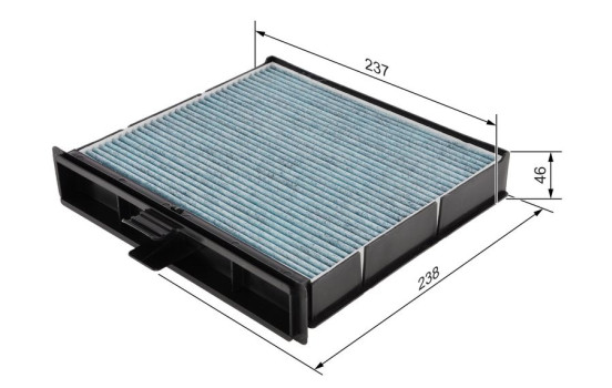 Filter, interior air + A8527 Bosch, Image 7