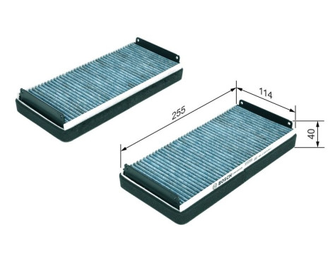 Filter, interior air + A8528 Bosch, Image 7