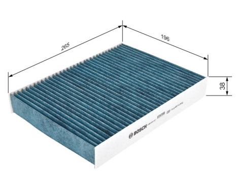 Filter, interior air + A8537 Bosch, Image 6