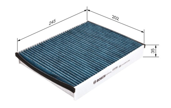 Filter, interior air + A8538 Bosch, Image 7