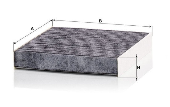 Filter, interior air adsotop CUK 22 011 Mann, Image 3