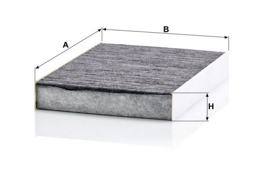 Filter, interior air adsotop CUK 25 003 Mann, Image 3