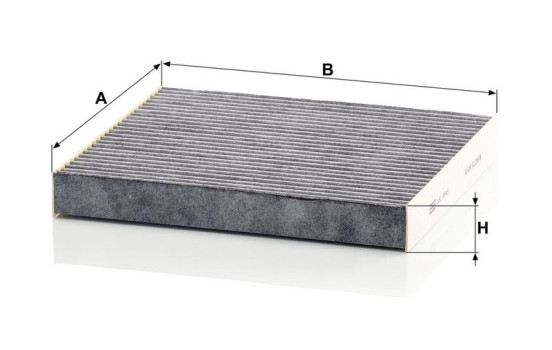 Filter, interior air adsotop CUK 2648 Mann, Image 3