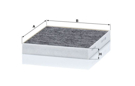 Filter, interior air adsotop CUK2232/1 Mann, Image 3
