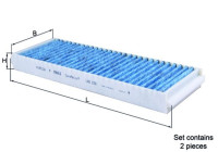 Filter, interior air CareMetix® LAO 239/S Mahle