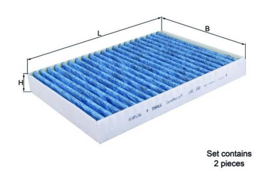 Filter, interior air CareMetix® LAO 292/S Mahle