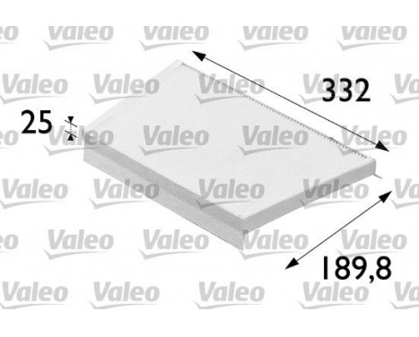 Filter, interior air CLIMFILTER COMFORT 698700 Valeo