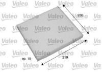 Filter, interior air CLIMFILTER COMFORT 698795 Valeo