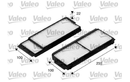 Filter, interior air CLIMFILTER COMFORT 698892 Valeo