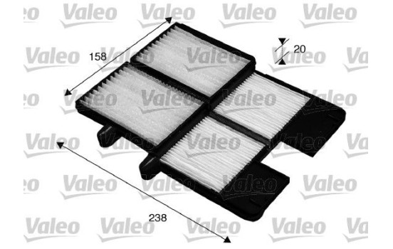 Filter, interior air CLIMFILTER COMFORT 715572 Valeo