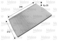 Filter, interior air CLIMFILTER COMFORT 715573 Valeo