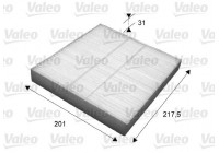 Filter, interior air CLIMFILTER COMFORT 715631 Valeo