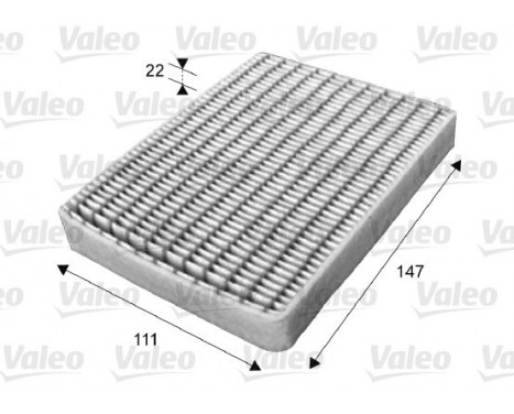 Filter, interior air CLIMFILTER COMFORT 715656 Valeo