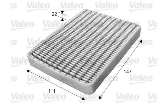 Filter, interior air CLIMFILTER COMFORT 715656 Valeo