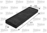Filter, interior air CLIMFILTER PROTECT 698713 Valeo