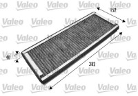 Filter, interior air CLIMFILTER PROTECT 698737 Valeo