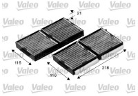 Filter, interior air CLIMFILTER PROTECT 698890 Valeo