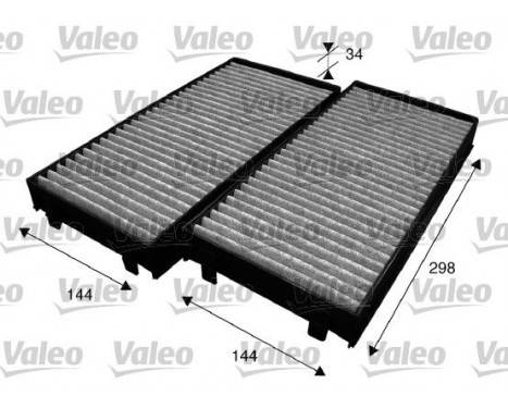 Filter, interior air CLIMFILTER PROTECT 715584 Valeo