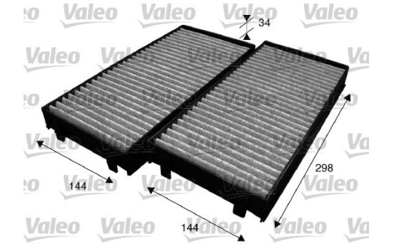 Filter, interior air CLIMFILTER PROTECT 715584 Valeo