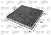 Filter, interior air CLIMFILTER PROTECT 715619 Valeo