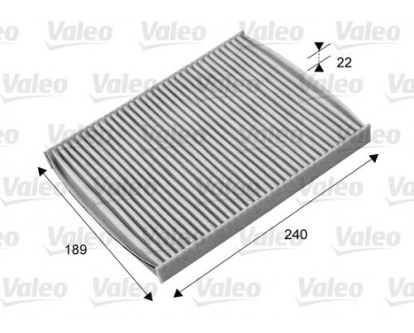 Filter, interior air CLIMFILTER PROTECT 715661 Valeo