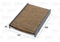 Filter, interior air CLIMFILTER SUPREME 701018 Valeo