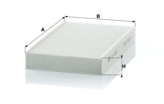 Filter, interior air CU 1629 Mann, Image 3