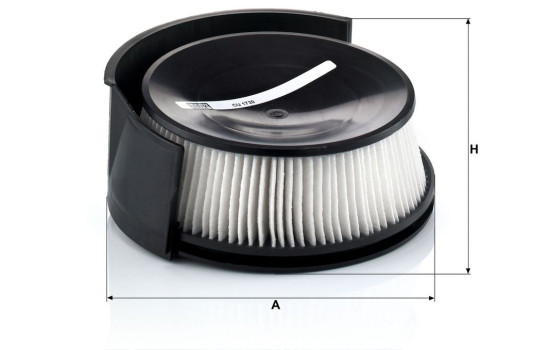 Filter, interior air CU 1720-2 Mann, Image 3