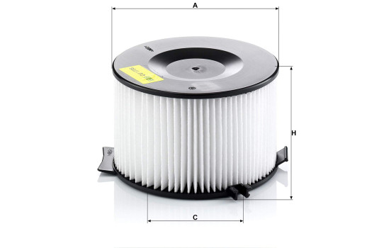 Filter, interior air CU 1738 Mann, Image 2