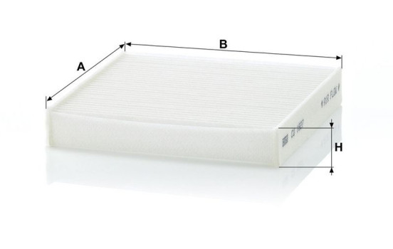 Filter, interior air CU 1827 MANN-FILTER, Image 4