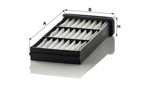 Filter, interior air CU 2106-2 Mann, Image 3