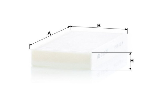 Filter, interior air CU 23 005-2 MANN-FILTER, Image 3