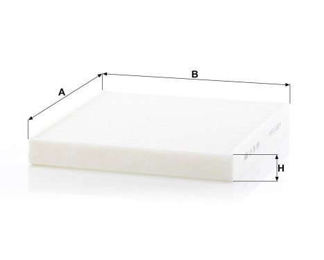 Filter, interior air CU 26 009 Mann, Image 2