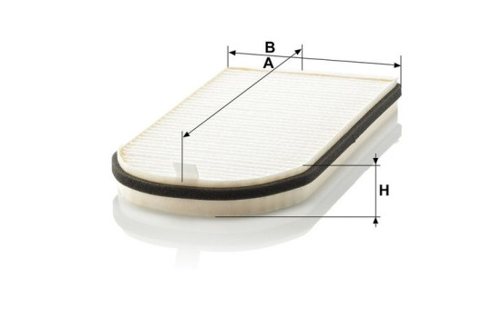 Filter, interior air CU 3642-2 MANN-FILTER, Image 3