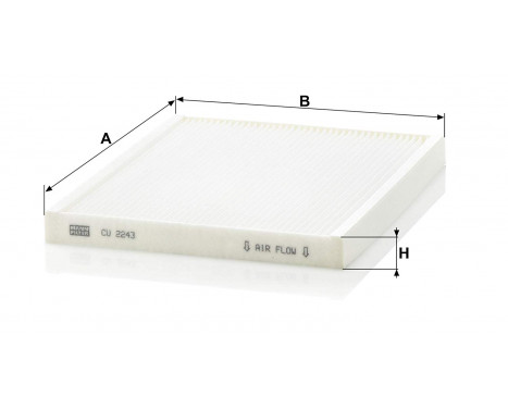 Filter, interior air CU2243 Mann, Image 2