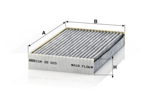 Filter, interior air CUK 26 005 Mann, Image 3