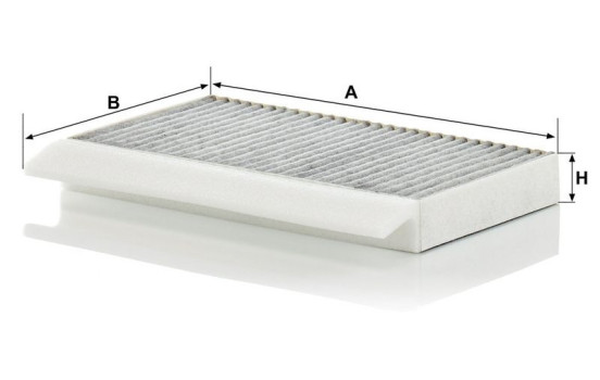 Filter, interior air CUK 27 021-2 Mann, Image 3