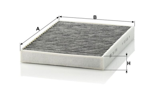 Filter, interior air CUK 2736-2 Mann, Image 3