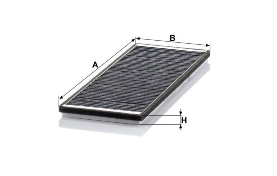 Filter, interior air CUK 4251 MANN-FILTER, Image 3
