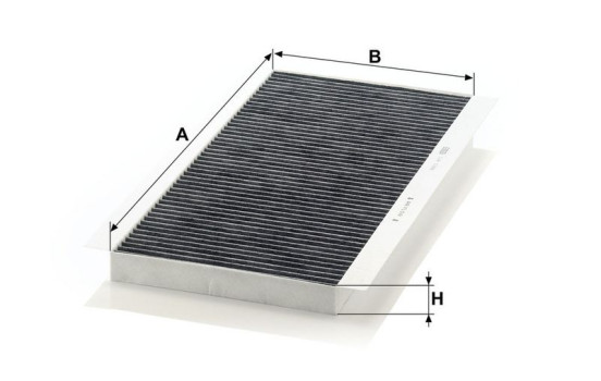 Filter, interior air CUK 5366 Mann, Image 3