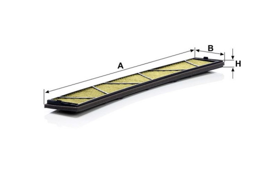 Filter, interior air Frecious Plus FP 6724 Mann, Image 3