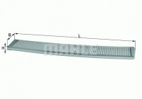 Filter, interior air LA 102 Mahle